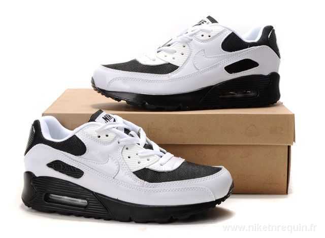 noir blanc nike air max 90 chaussures (1)